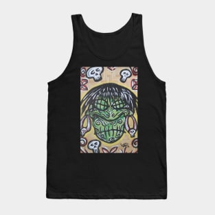 shrunken head trophy head Tank Top